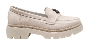 Pantofi dama casual din piele naturala - Model Sweet Cream Bee - Img 2