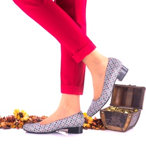 Pantofi dama casual din piele naturala NA234 - Img 2