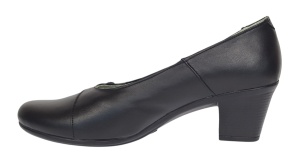Pantofi dama casual din piele naturala negru color P33XN - Img 5