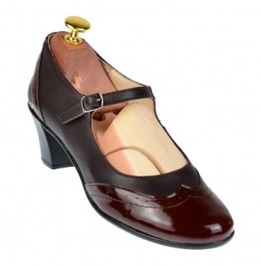 Pantofi dama comozi si eleganti, din piele naturala maro, P104MMLAC