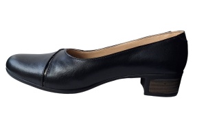 Pantofi dama comozi si eleganti din piele naturala Negru - MVS76N - Img 4