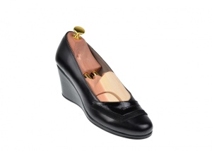 Pantofi dama din piele naturala cu platforme de 6cm - NA115NSPL - Img 1
