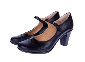 Pantofi dama, eleganti, din piele naturala cu toc de 5 sau de 7 cm - P104NBOX - Img 6