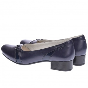 Pantofi dama eleganti, piele naturala, Made in Romania, P18ECBL - Img 2