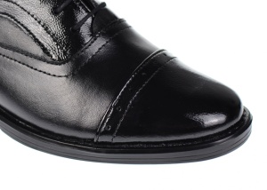 Pantofi dama negri casual din piele naturala box, lac - P29NLAC - Img 5