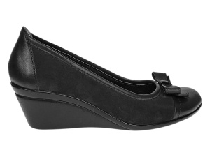 Pantofi dama negri casual din piele naturala intoarsa velur P1761NVEL - Img 6