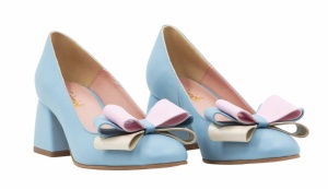 Pantofi dama office din piele naturala bleu - NAB1BLEU - Img 2
