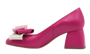 Pantofi dama office din piele naturala fucsia - NAB1FUCSIA - Img 3