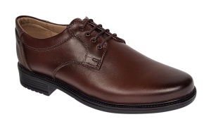 Pantofi eleganti barbati din piele naturala maro - Model Politie Armata GKR07M - Img 3