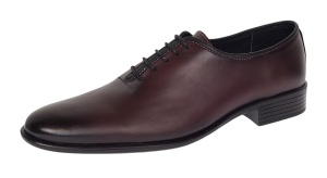 Pantofi eleganti barbati din piele naturala Model Havana Visiniu - Img 5