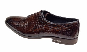 Pantofi eleganti pentru barbati piele naturala croco Maro GKR70M - Img 3