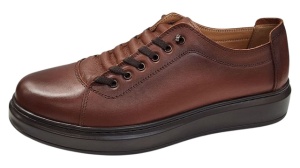 Pantofi sport-casual barbati maro din piele naturala DeSuceava RSY01M - Img 2