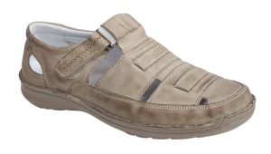 Sandale barbati casual din piele naturala - Model Nisip SCV2SP - Img 5