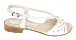 Sandale dama albe, din piele naturala, ROVI Design - S36A - Img 2