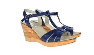 Sandale dama bleumarin din piele naturala, bleumarin inchis - NA134BLM - Img 3