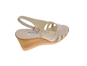 Sandale dama cu platforma S88BEJ - Made in Romania - Img 4
