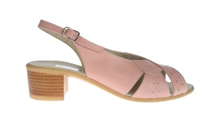Sandale dama din piele naturala box, S34NUD - Img 3