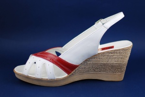 Sandale dama din piele naturala - Made in Romania ELY88AR - Img 6