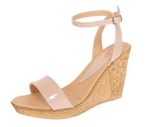 Sandale dama piele naturala cu platforme de 10 cm – Nude Lac S107NDL - Img 8
