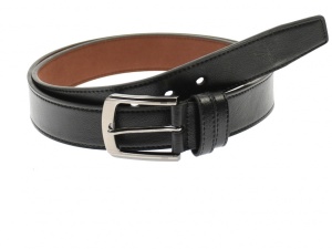 Curea barbati eleganta, din piele naturala bordo 3.5 cm - DR170N
