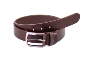 Curea barbati eleganta din piele naturala - Maro CNC350M4