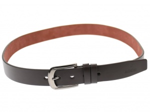 Curea barbati eleganta, din piele naturala, maro milenium 3.5 cm - DR1190MI - Img 4