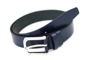 Curea eleganta barbati din piele naturala Bleumarin 4cm DR1-350CKBLM - Img 2