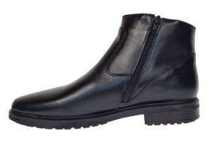 Ghete barbati casual din piele naturala cu fermoar GB120N - Img 6