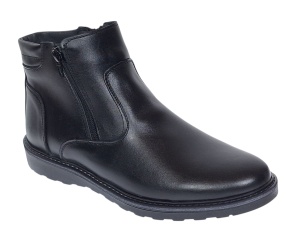 Ghete barbati casual din piele naturala cu fermoar imblanite Corsa - GF1203CSN - Img 5