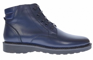 Ghete barbati casual din piele naturala cu fermoar (imblanite) Negre CORSANF - Img 3
