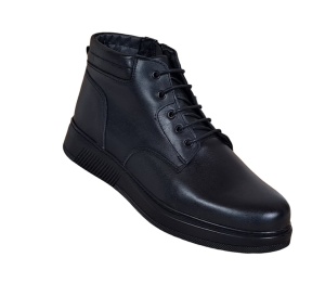 Ghete barbati din piele naturala imblanite culoare neagra GSSPORT23N - Img 7