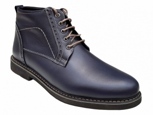 Ghete casual barbati din piele naturala (imblanite) Tomas Bleumarin GKR20BLM
