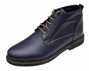 Ghete casual barbati din piele naturala (imblanite) Tomas Bleumarin GKR20BLM - Img 3