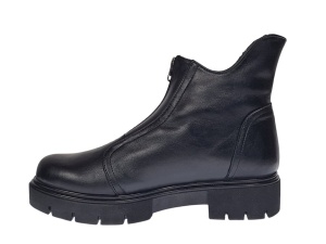 Ghete dama casual din piele naturala imblanite GD99NBOX - Img 7