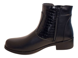 Ghete dama caual din piele naturala Imblanite BVS23NCR - Img 5