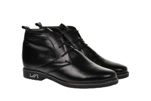 Ghete dama negre, casual, din piele naturala - G02NBOX - Img 3