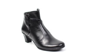 Ghete dama negre, croco din piele naturala cu - ROVI291A - Img 3