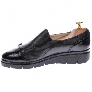 OFERTA marimea 37 - Pantofi dama casual din piele naturala, cu platforme - LP103CRN2 - Img 3