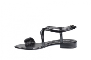 Oferta marimea 37 - Sandale dama din piele naturala cu platforma joasa - cod LS8N - Img 2
