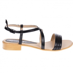 OFERTA marimea 37 Sandale dama din piele naturala cu platforma joasa - cod LS8N2 - Img 4