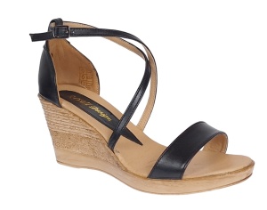 Oferta marimea 38, 39 - Sandale dama casual elegante din piele naturala Negru LS7N2 - Img 7