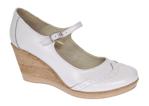 Oferta Marimea 38 Pantofi dama casual din piele naturala Alb Box - LP104ABOX
