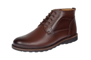Oferta Marimea 41 Ghete barbati casual din piele naturala (imblanite) Corsa LGKR21XM - Img 3