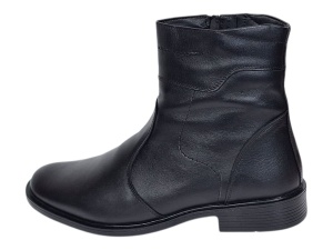 Oferta Marimea 44 Ghete barbati din piele naturala cu fermoar imblanite LGKR714N - Img 5