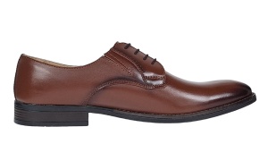 Oferta marimea 44 - Pantofi eleganti pentru barbati, piele naturala maro - 996M - Img 5