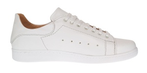 Pantofi barbati casual din piele naturala Alb GKR2023A - Img 6