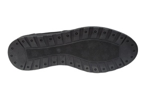Pantofi barbati casual din piele naturala Army Negru CORSAEN - Img 2
