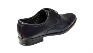 Pantofi barbati casual din piele naturala bleumarin - 101TGBL - Img 3