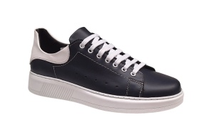 Pantofi barbati casual din piele naturala, Bleumarin - Alb, GKR-COMBAT-2N - Img 6