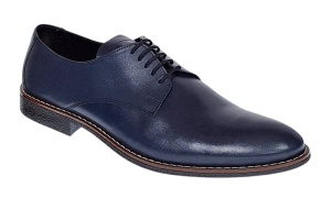 Pantofi barbati casual din piele naturala bleumarin NIC184BLBOX - Img 1